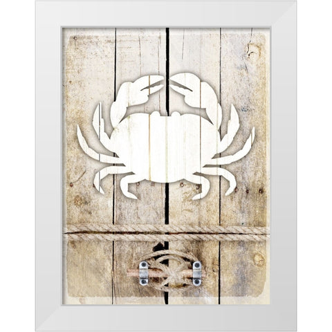 Country Sea 3 White Modern Wood Framed Art Print by LightBoxJournal