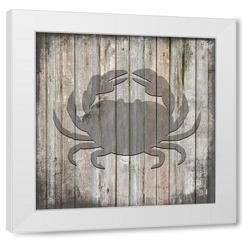 Country Sea V1 2 White Modern Wood Framed Art Print by LightBoxJournal