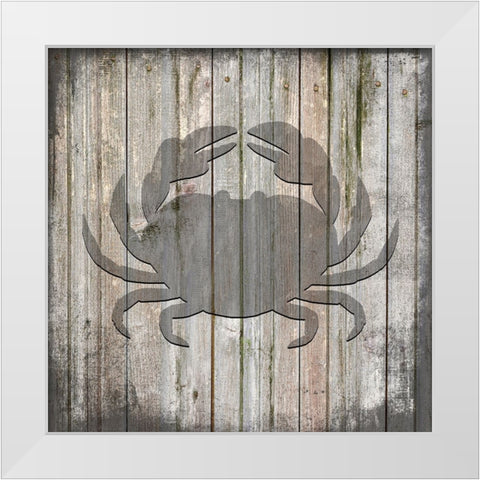 Country Sea V1 2 White Modern Wood Framed Art Print by LightBoxJournal