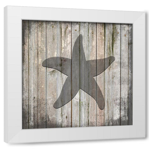 Country Sea V1 3 White Modern Wood Framed Art Print by LightBoxJournal