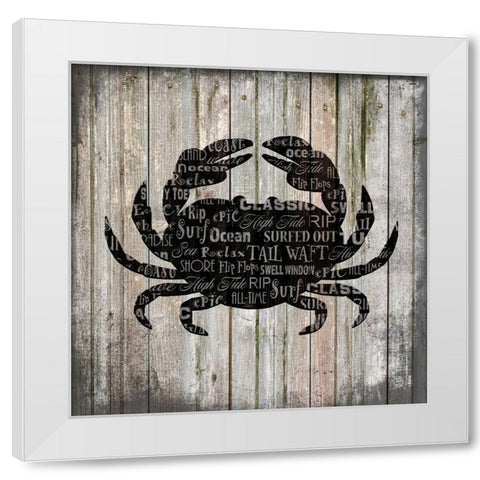 Country Sea V2 2 White Modern Wood Framed Art Print by LightBoxJournal