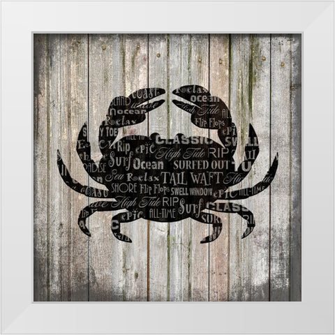 Country Sea V2 2 White Modern Wood Framed Art Print by LightBoxJournal