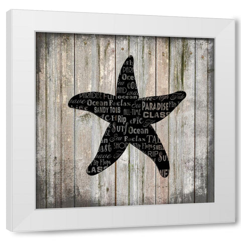 Country Sea V2 3 White Modern Wood Framed Art Print by LightBoxJournal