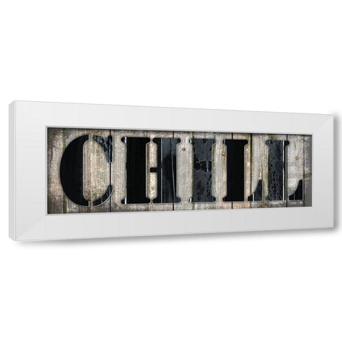 Country Sign 1 White Modern Wood Framed Art Print by LightBoxJournal