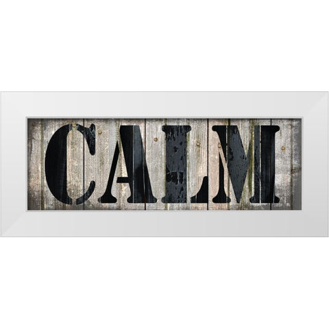 Country Sign 5 White Modern Wood Framed Art Print by LightBoxJournal