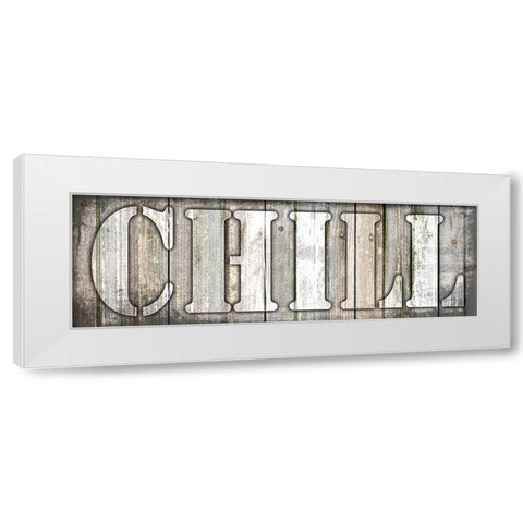 Country Sign V1 1 White Modern Wood Framed Art Print by LightBoxJournal