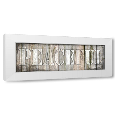 Country Sign V1 2 White Modern Wood Framed Art Print by LightBoxJournal