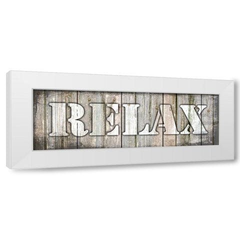 Country Sign V1 3 White Modern Wood Framed Art Print by LightBoxJournal