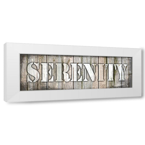 Country Sign V1 4 White Modern Wood Framed Art Print by LightBoxJournal