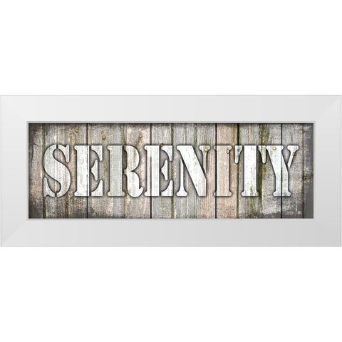 Country Sign V1 4 White Modern Wood Framed Art Print by LightBoxJournal