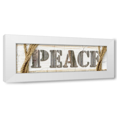 Country Wood Sign V3 1 White Modern Wood Framed Art Print by LightBoxJournal