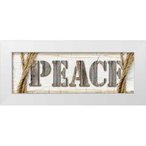 Country Wood Sign V3 1 White Modern Wood Framed Art Print by LightBoxJournal