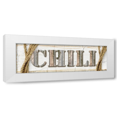 Country Wood Sign V3 3 White Modern Wood Framed Art Print by LightBoxJournal