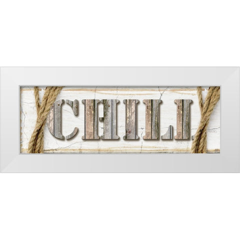 Country Wood Sign V3 3 White Modern Wood Framed Art Print by LightBoxJournal