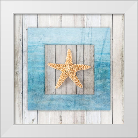 Framed Gypsy Sea V3 2 White Modern Wood Framed Art Print by LightBoxJournal