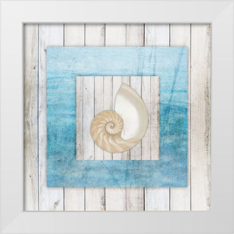 Framed Gypsy Sea V3 3 White Modern Wood Framed Art Print by LightBoxJournal