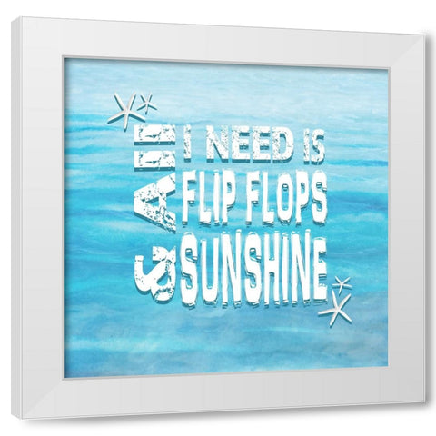 Free Gypsy Sea 2 White Modern Wood Framed Art Print by LightBoxJournal