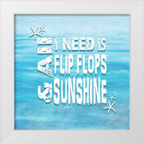 Free Gypsy Sea 2 White Modern Wood Framed Art Print by LightBoxJournal