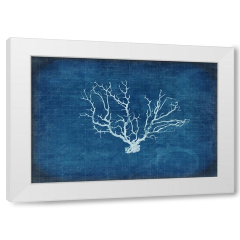Gypsy Blue Cyanotype V3 White Modern Wood Framed Art Print by LightBoxJournal
