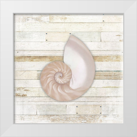 Gypsy Sea Coastal 3 White Modern Wood Framed Art Print by LightBoxJournal