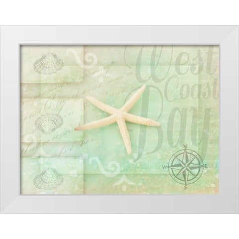Gypsy Sea Green 3 White Modern Wood Framed Art Print by LightBoxJournal