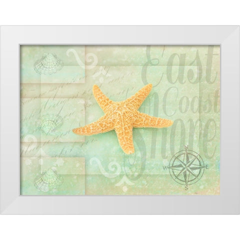 Gypsy Sea Green 4 White Modern Wood Framed Art Print by LightBoxJournal