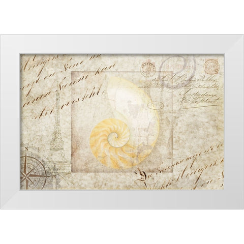 Gypsy Sea Returning Home V2 White Modern Wood Framed Art Print by LightBoxJournal