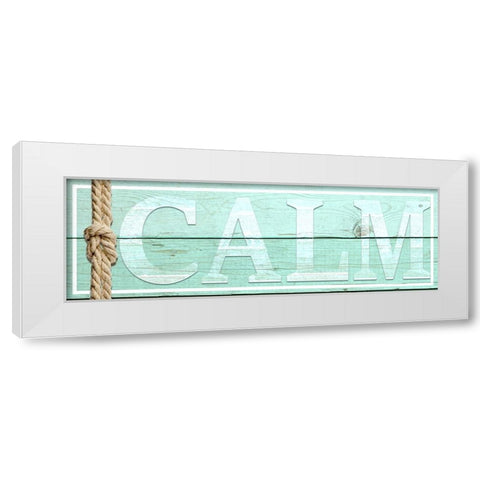 Gypsy Sea Sign V1 2 White Modern Wood Framed Art Print by LightBoxJournal