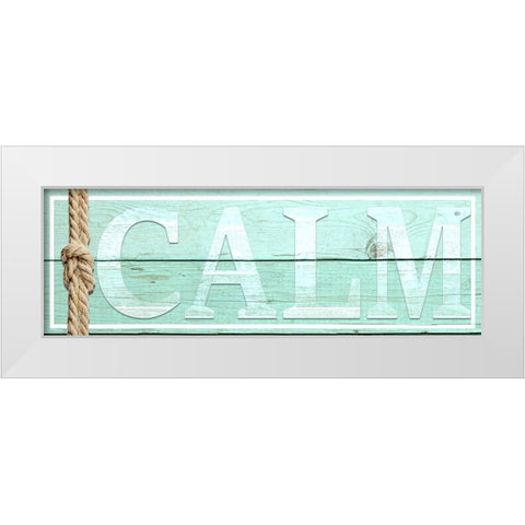 Gypsy Sea Sign V1 2 White Modern Wood Framed Art Print by LightBoxJournal
