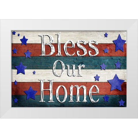 American Freedom Collection 3 White Modern Wood Framed Art Print by LightBoxJournal