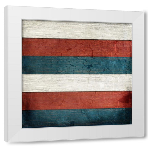 American Freedom Collection V7 White Modern Wood Framed Art Print by LightBoxJournal