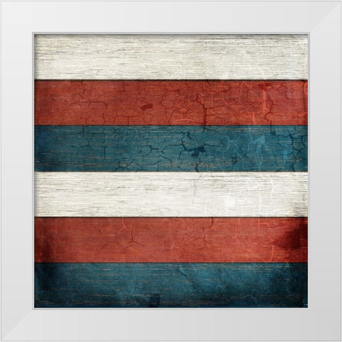 American Freedom Collection V7 White Modern Wood Framed Art Print by LightBoxJournal