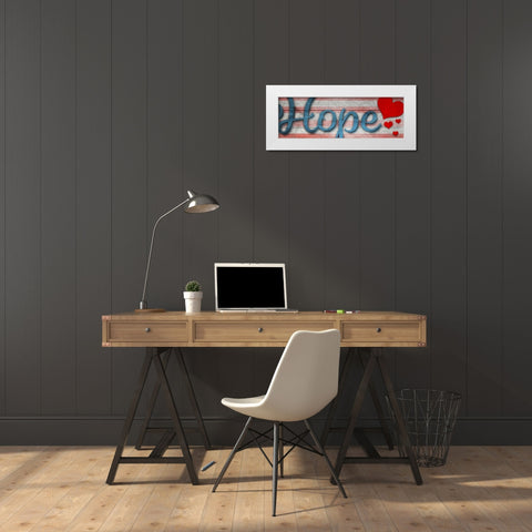 American Workshop Series 3 V6 Signs 25 White Modern Wood Framed Art Print by LightBoxJournal