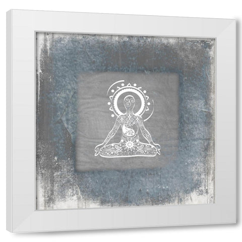 GypsyYoga V1 1 White Modern Wood Framed Art Print by LightBoxJournal