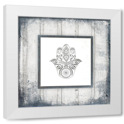 GypsyYoga V2 2 White Modern Wood Framed Art Print by LightBoxJournal