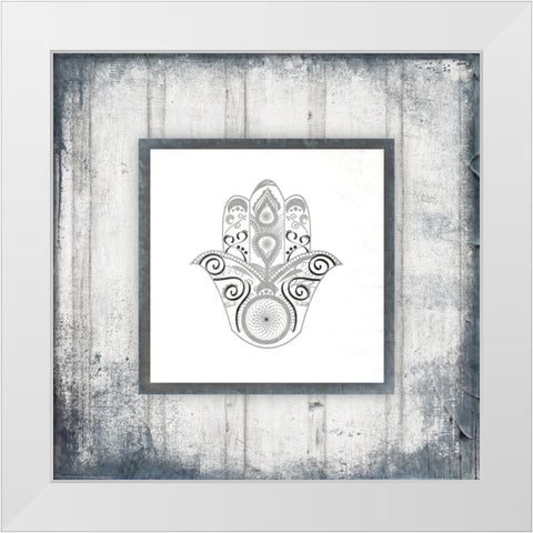 GypsyYoga V2 2 White Modern Wood Framed Art Print by LightBoxJournal