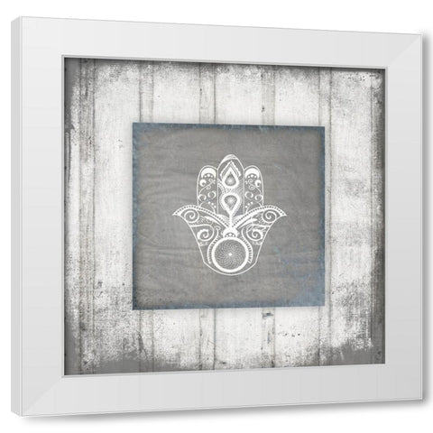 GypsyYoga V2 3 White Modern Wood Framed Art Print by LightBoxJournal