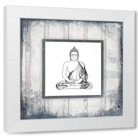 GypsyYoga V3 2 White Modern Wood Framed Art Print by LightBoxJournal