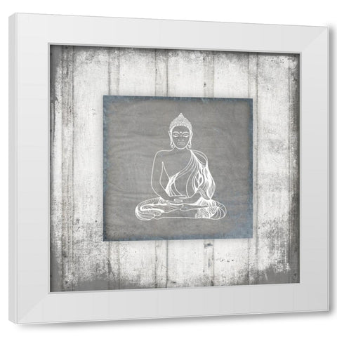 GypsyYoga V3 White Modern Wood Framed Art Print by LightBoxJournal