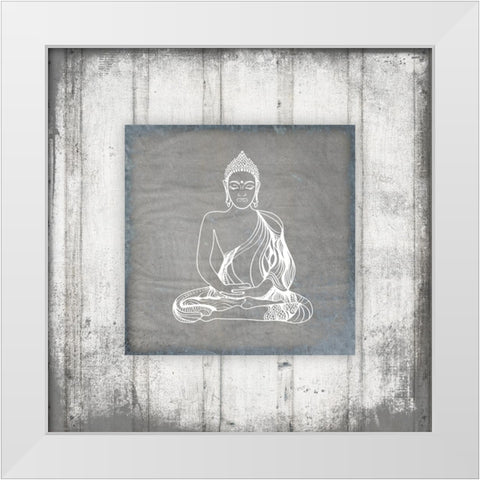 GypsyYoga V3 White Modern Wood Framed Art Print by LightBoxJournal