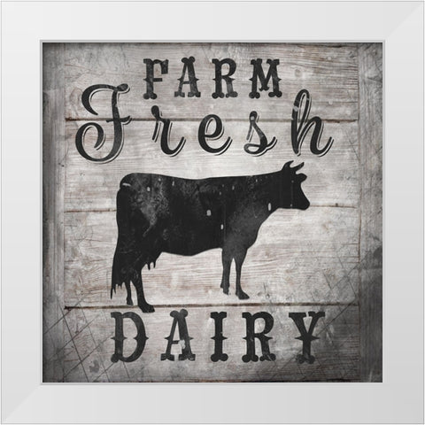 FarmFresh V1 White Modern Wood Framed Art Print by LightBoxJournal