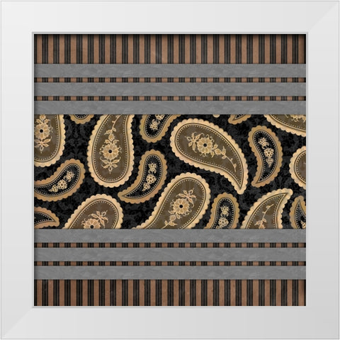 GypsyHorse CollectionSurfacePattern V1 12 White Modern Wood Framed Art Print by LightBoxJournal