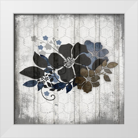 MyFarmMyWay V2 White Modern Wood Framed Art Print by LightBoxJournal