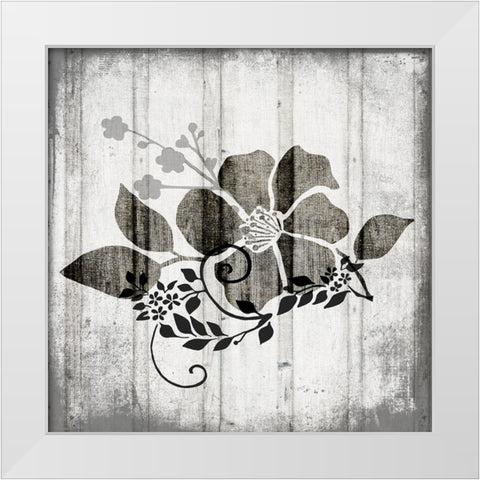 MyFarmMyWay V3 White Modern Wood Framed Art Print by LightBoxJournal