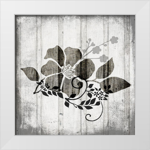 MyFarmMyWay V4 White Modern Wood Framed Art Print by LightBoxJournal