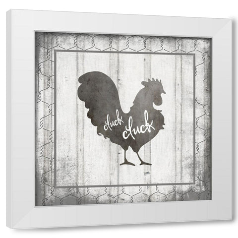 MyFarmMyWay V5 5 White Modern Wood Framed Art Print by LightBoxJournal