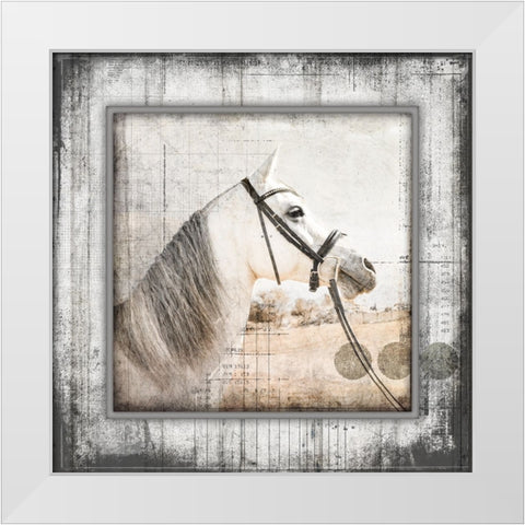 MyFarmMyWay V6 4 White Modern Wood Framed Art Print by LightBoxJournal