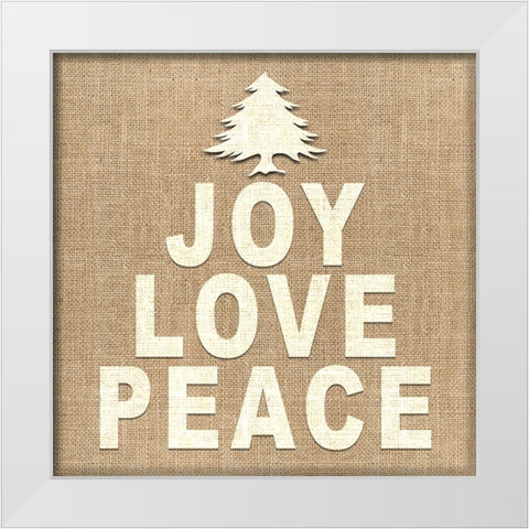 Personalized Christmas Sign V32 V9 White Modern Wood Framed Art Print by LightBoxJournal