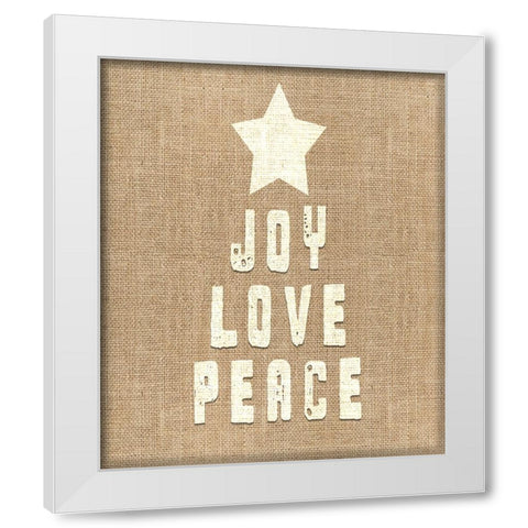 Personalized Christmas Sign V33 V2 White Modern Wood Framed Art Print by LightBoxJournal
