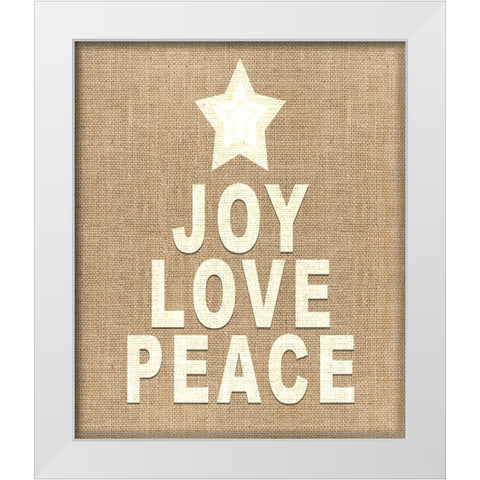 Personalized Christmas Sign V33 V3 White Modern Wood Framed Art Print by LightBoxJournal